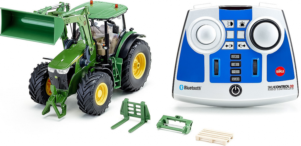 Siku Control Bluetooth Fendt 933 s předním nakladačem a ovladačem