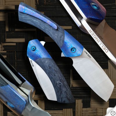Dellinger Melting Rain, limitovaná edice, prášková ocel CPM S90V, Timascus – Hledejceny.cz