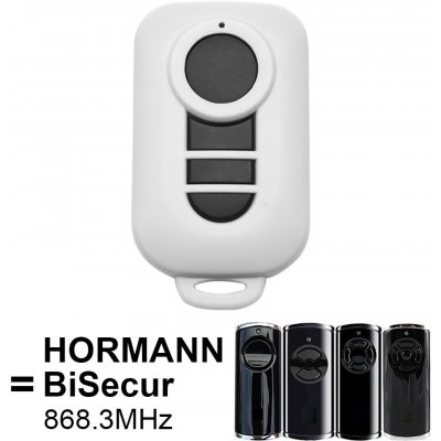 Dálkový ovladač HÖRMANN BS HS1 HS4 HSE1 BiSecure HSM4 868,3 MHz – Zboží Mobilmania