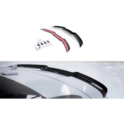 Maxton Design prodloužení spoileru ver.1 pro Audi RS6 C8, černý lesklý plast ABS – Zboží Mobilmania