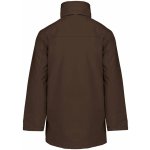 Kariban prošívaná parka s kapsami Press čokoládová – Zboží Mobilmania