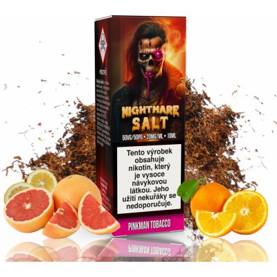 Nightmare Salt - Pinkman Tobacco 10 ml 20 mg – Zboží Mobilmania