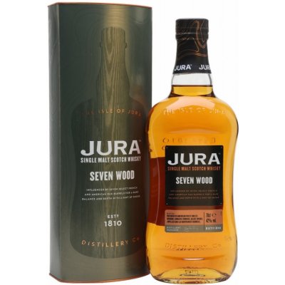 Isle of Jura Seven Wood 42% 0,7 l (tuba) – Zboží Mobilmania