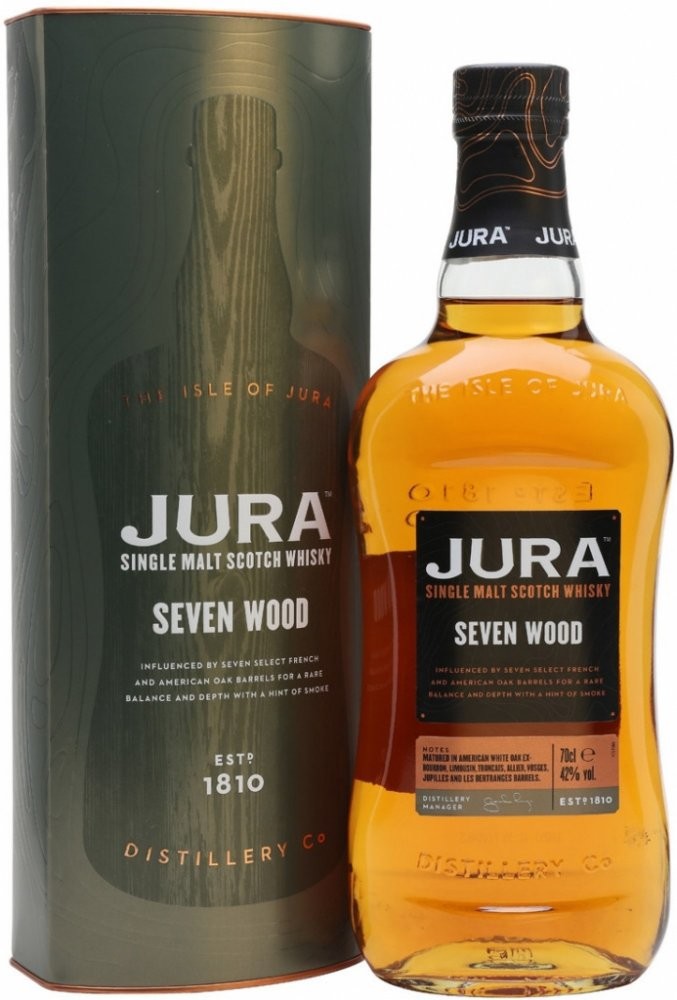 Isle of Jura Seven Wood 42% 0,7 l (tuba)