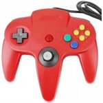 USB N64 Design PC ovladač - červená – Zboží Živě