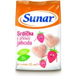 Sunarka dětský snack jahodová srdíčka 50g