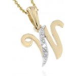 Zlatnictví U Kostela Zlaté přívěsky písmenka abecedy s diamantem 4482x24159840 – Hledejceny.cz