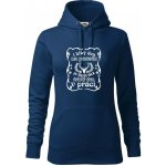 Blbý den na posedu mikina dámská Cape s kapucí Půlnoční modrá – Zbozi.Blesk.cz