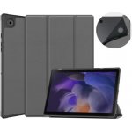 Vsechnonamobil LEATHER Zaklápěcí obal Galaxy Tab A8 SM-X205 SM-X200 37544 šedý – Hledejceny.cz