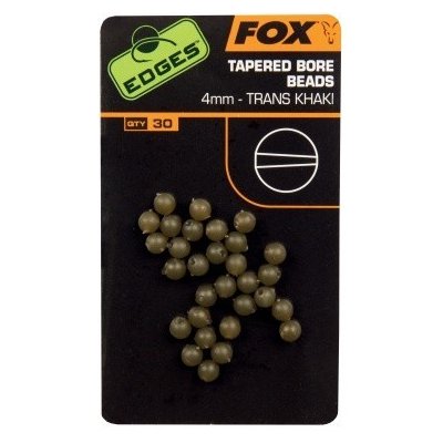 FOX Korálky Edges Tapered Bore Beads 4mm 30ks – Zbozi.Blesk.cz