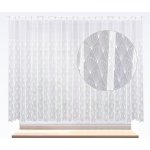 Záclona markizeta Vějířky metráž bílá cena od - šití a úprava záclony za 1metr 913959 – Zboží Mobilmania