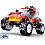 Sluban B1105 Červený závodní vůz na Offroad trial – Zboží Dáma
