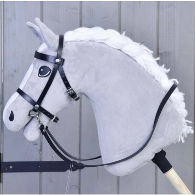 Uzdečka pro hobby horse LarDen z eko kůže černá – Hledejceny.cz