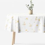 Goldea velikonoční oválný ubrus 100% bavlněné plátno kachny 120x160cm – Hledejceny.cz