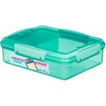 Sistema krabička na svačinu To Go se 3 oddíly 975 ml minty teal – Zboží Dáma