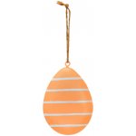 Textilomanie Závěsné kovové vajíčko PASTEL EGG Oranžová – Hledejceny.cz
