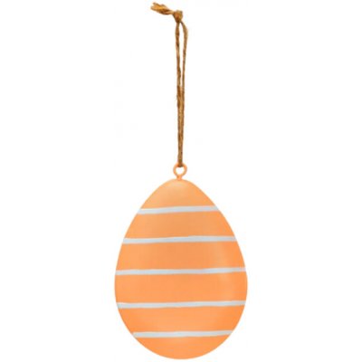 Textilomanie Závěsné kovové vajíčko PASTEL EGG Oranžová – Hledejceny.cz