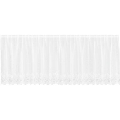 Záclona s záclonami Bílá 100 x 400 cm Polyester – Hledejceny.cz