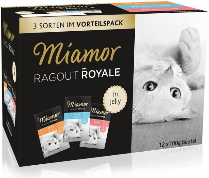 Miamor Cat Ragout Multi krůta & losos & te 3 x 4 x 100 g