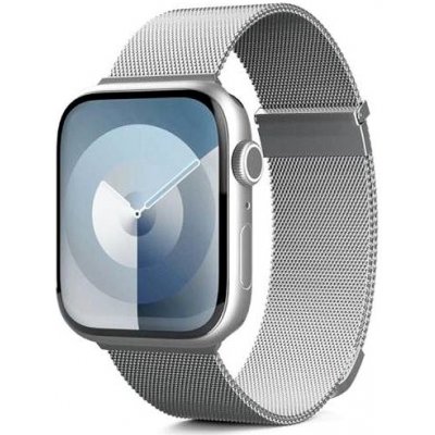 Epico Milanese+ pro Apple Watch SE/Series 1-11 (38/40/41/42mm) - stříbrný 69818182100002 – Zboží Živě
