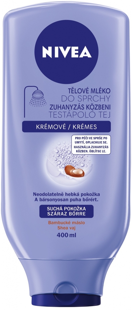 Nivea Krémové tělové mléko do sprchy 400 ml od 103 Kč - Heureka.cz