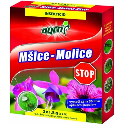 Agro CS AGRO Mšice - Molice STOP 2x1,8 g – Zboží Dáma