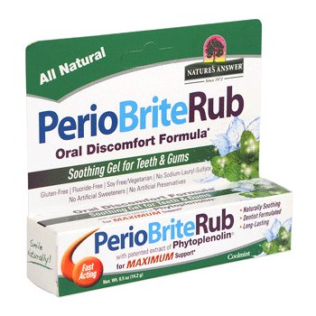 PerioRub Zklidňující gel pro zdravé dásně a zuby Nature's Answer 14,2g