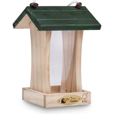 CJ Wildlife Krmítko pro ptáky 16 x 16 x 23 cm dřevo – Hledejceny.cz