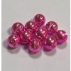 Hends Tungstenové Hlavičky Tungsten Beads Anodizing Fluo Pink Slotted 3,3mm