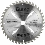 GEKO Kotouč pilový do dřeva 300x30 mm 40T – Hledejceny.cz