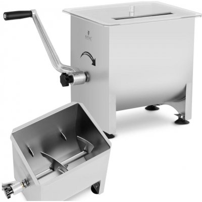 Royal Catering Míchačka na maso 16 L ušlechtilá ocel manuální RC-MMA16 – Hledejceny.cz