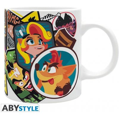 Abysse Corp Hrnek Crash Bandicoot Sticker Crash 320 ml – Zbozi.Blesk.cz