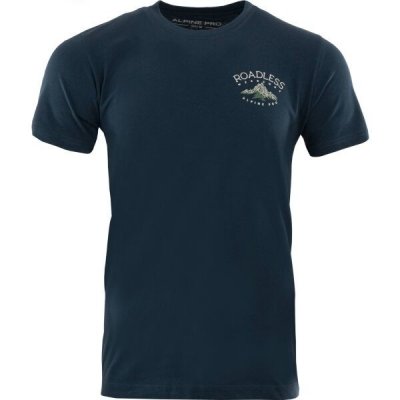 Alpine Pro MERES Pánské triko, tmavě modrá – Zboží Dáma