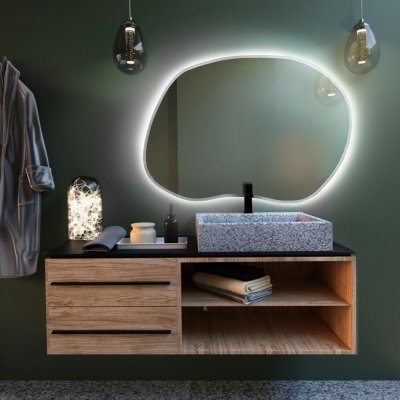 Baltica Design Bright Stain II 80x57 cm bílá 5904107919317 – Hledejceny.cz