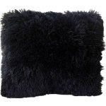 Jerry Fabrics s dlouhým vlasem černý 40 x 40 cm – Zboží Dáma