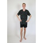 Rozárka P1 šipky pánské pyžamo krátké černé – Zboží Mobilmania