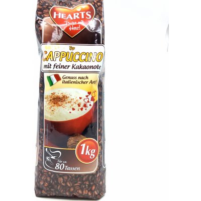 Hearts Cappuccino Kakao 1 kg – Zboží Mobilmania