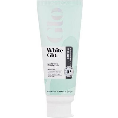 White Glo Glo Charcoal Deep Stain Remover Whitening 115 ml