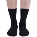 Bavlněné ponožky s volným lemem černá