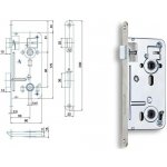 Hobes 540C WC 90/80 mm P/L zinek – Hledejceny.cz