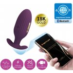 Pretty Love Jefferson Electroshock Anal Plug Global Remote Control Series Purple – Zboží Dáma