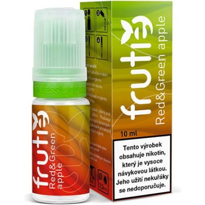 Frutie Red and Green apple 10 ml 2 mg