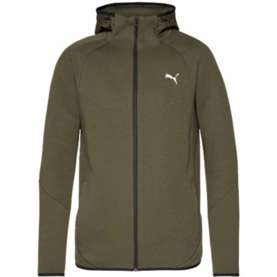 Puma Evostripe FZ Hoodie DK M 68823170 dark olive – Zboží Mobilmania