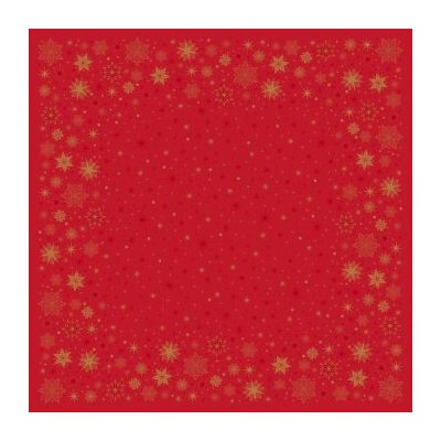 Dunisilk Ubrus 84x84cm STARGAZING RED 20 ks – Sleviste.cz