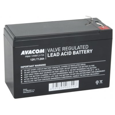 AVACOM 12V 7,2Ah PBAV-12V007,2-F2A