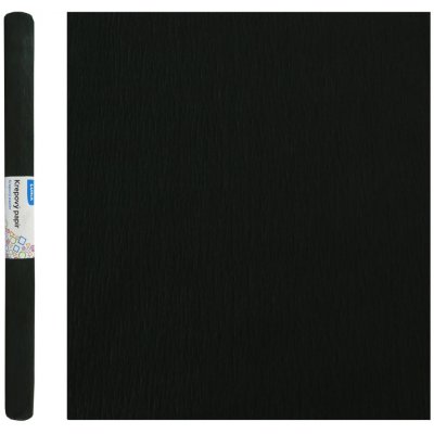 Papír krepový Luma, černý – Sleviste.cz