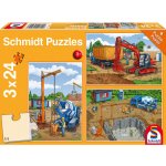 Schmidt Na staveništi 3 x 24 dílků – Zboží Mobilmania