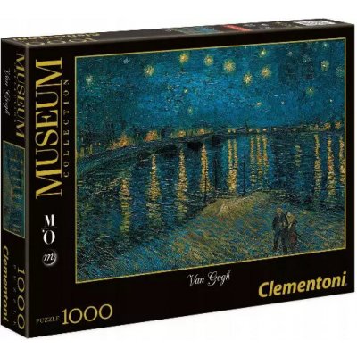 Clementoni Van Gogh Hvězdná noc nad Rhônou 39344 1000 dílků – Hledejceny.cz