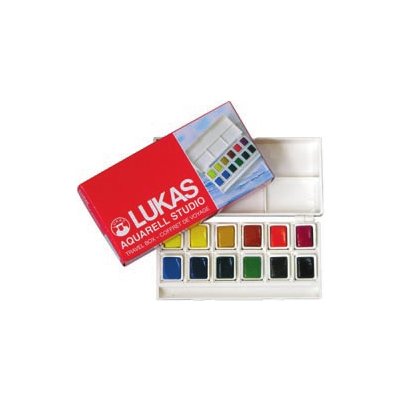 LUKAS STUDIO Akvarelové barvy 12x5ml sada plastový box – Zbozi.Blesk.cz