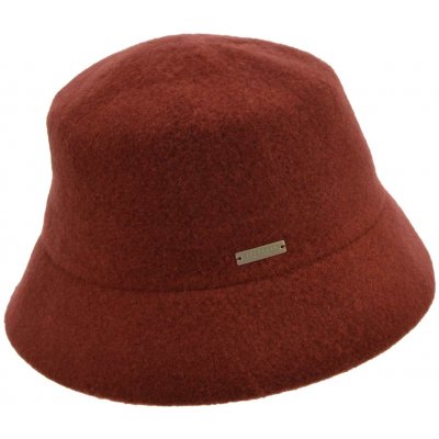 Seeberger Bucket hat zimní tmavě terakotový vlněný klobouček – Hledejceny.cz